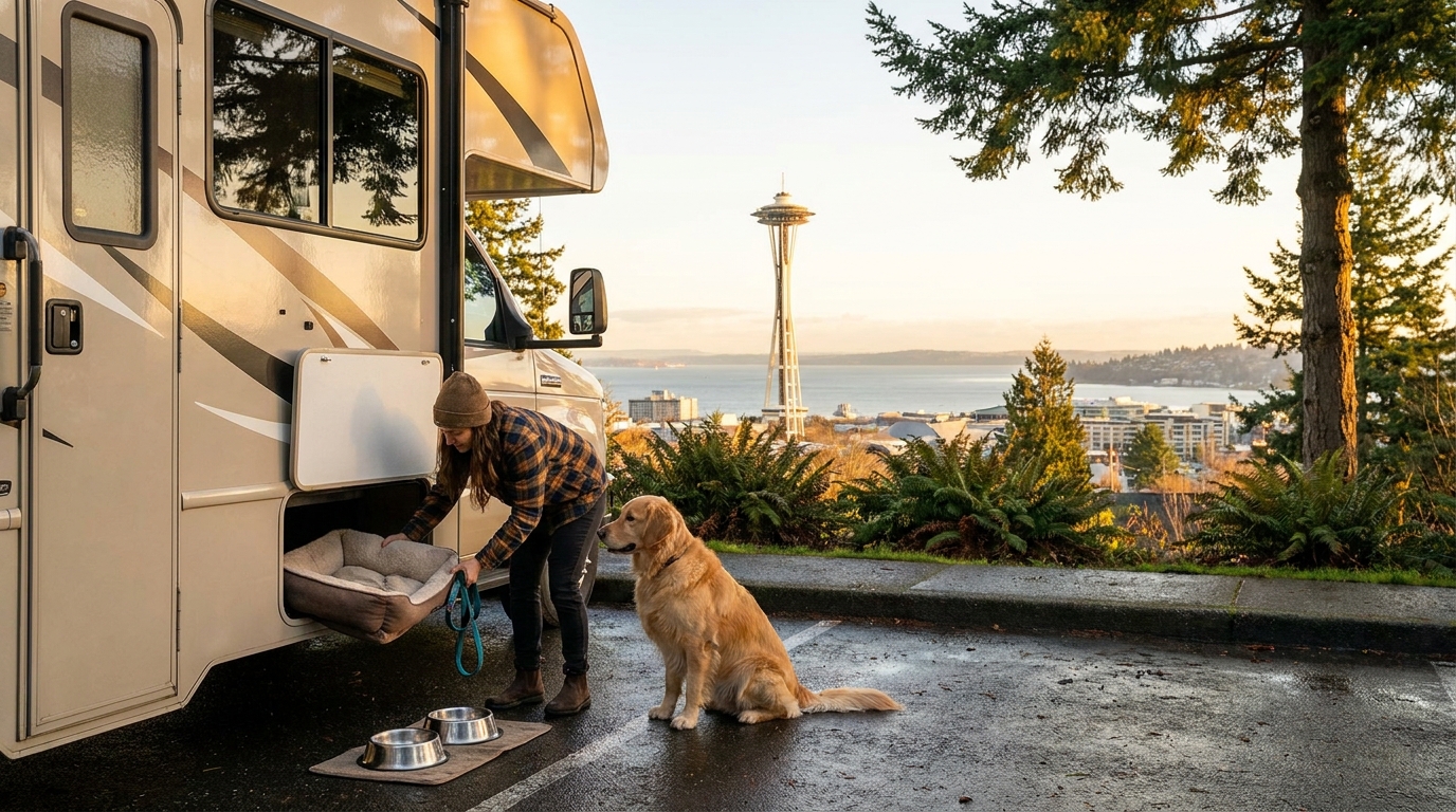 Map for Pet-Friendly RV Tips for Seattle - Travel with Pets 2026